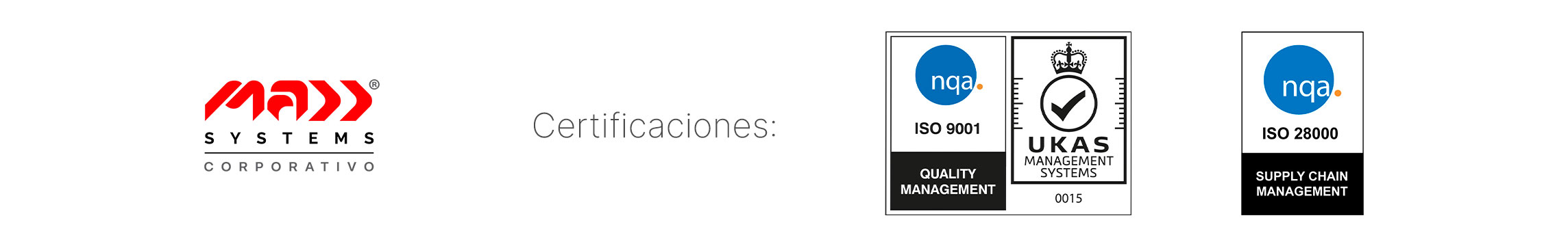Madd Systems, certificaciones, ISO 9001, ISO 28000, Corporativo Madd Systems